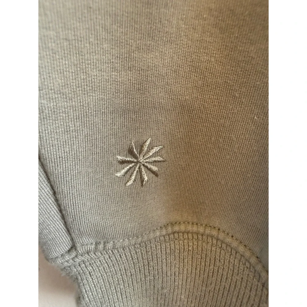 Athleta Womens Sage Green High Rise Fleece Jogger‎ Pants Size S Small Pockets